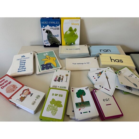 9 Piece of Teaching Cards Home Schooling Cards Children's Learning Tools Flashca - Picture 3 of 3